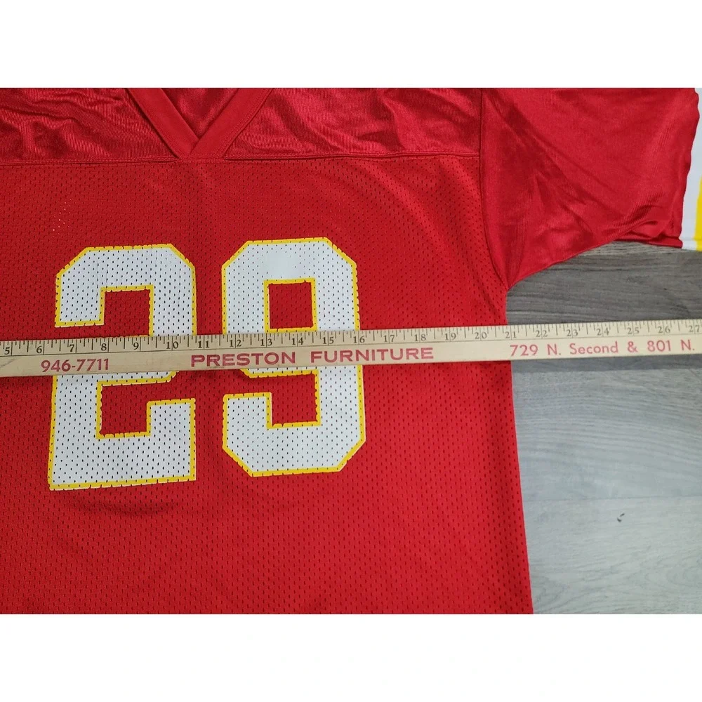 Vintage 90s Kansas City Chiefs Jersey Size XL Youth Greg Hill #29 Boys NFL Red